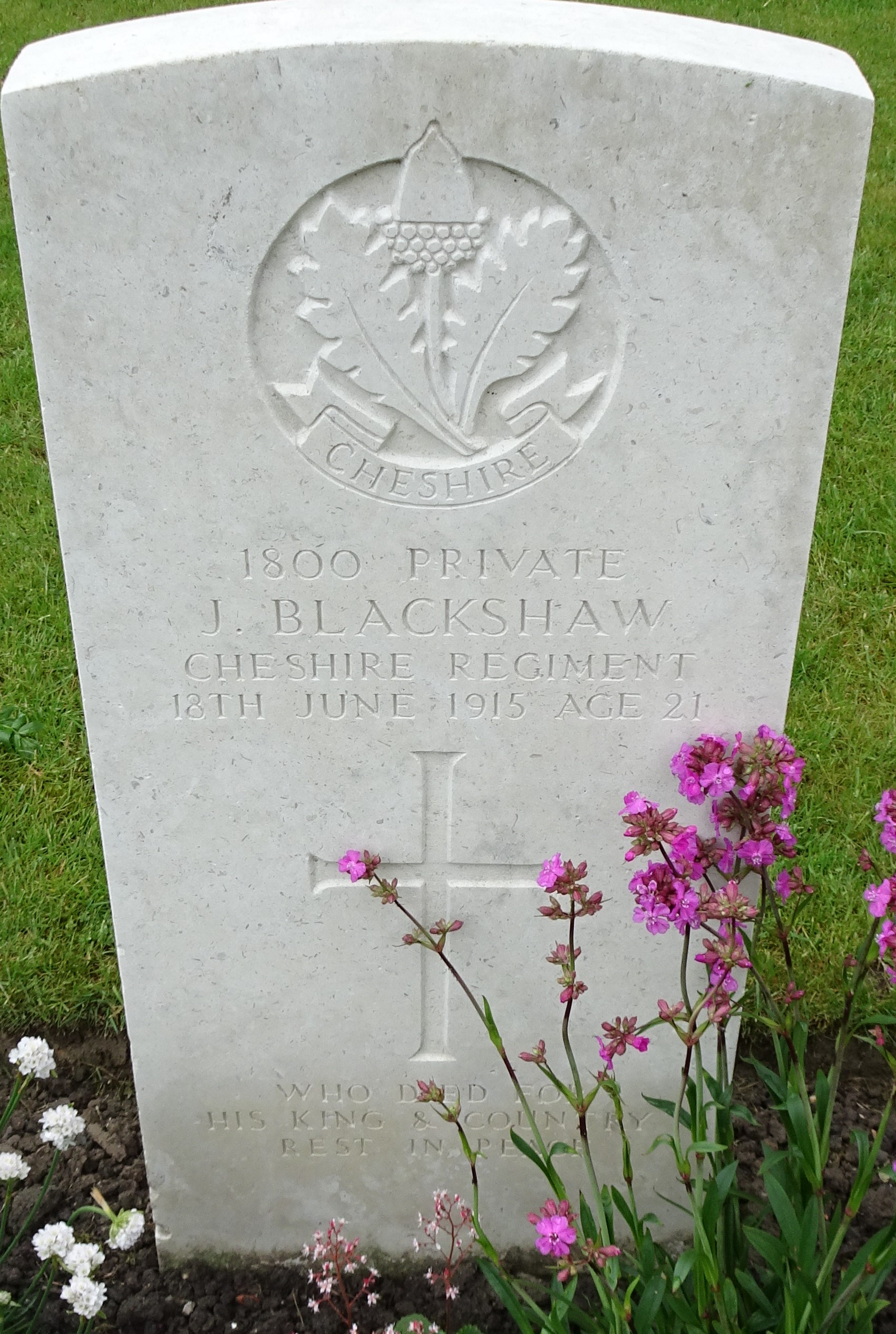 Pte J Blackshaw 180615