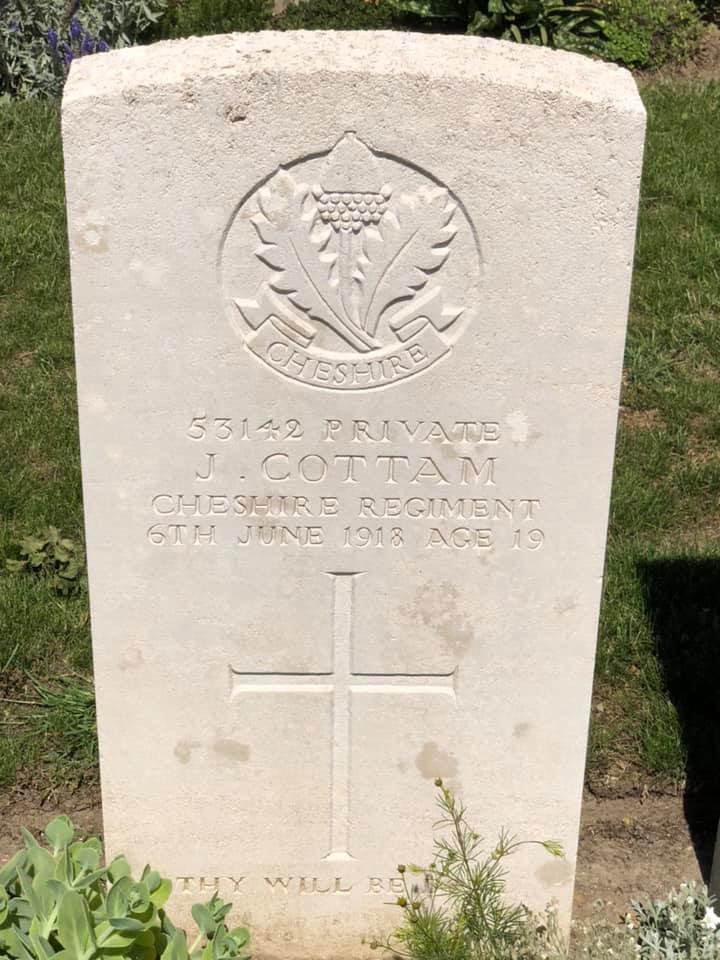 Pte J Cottom 060618 FB