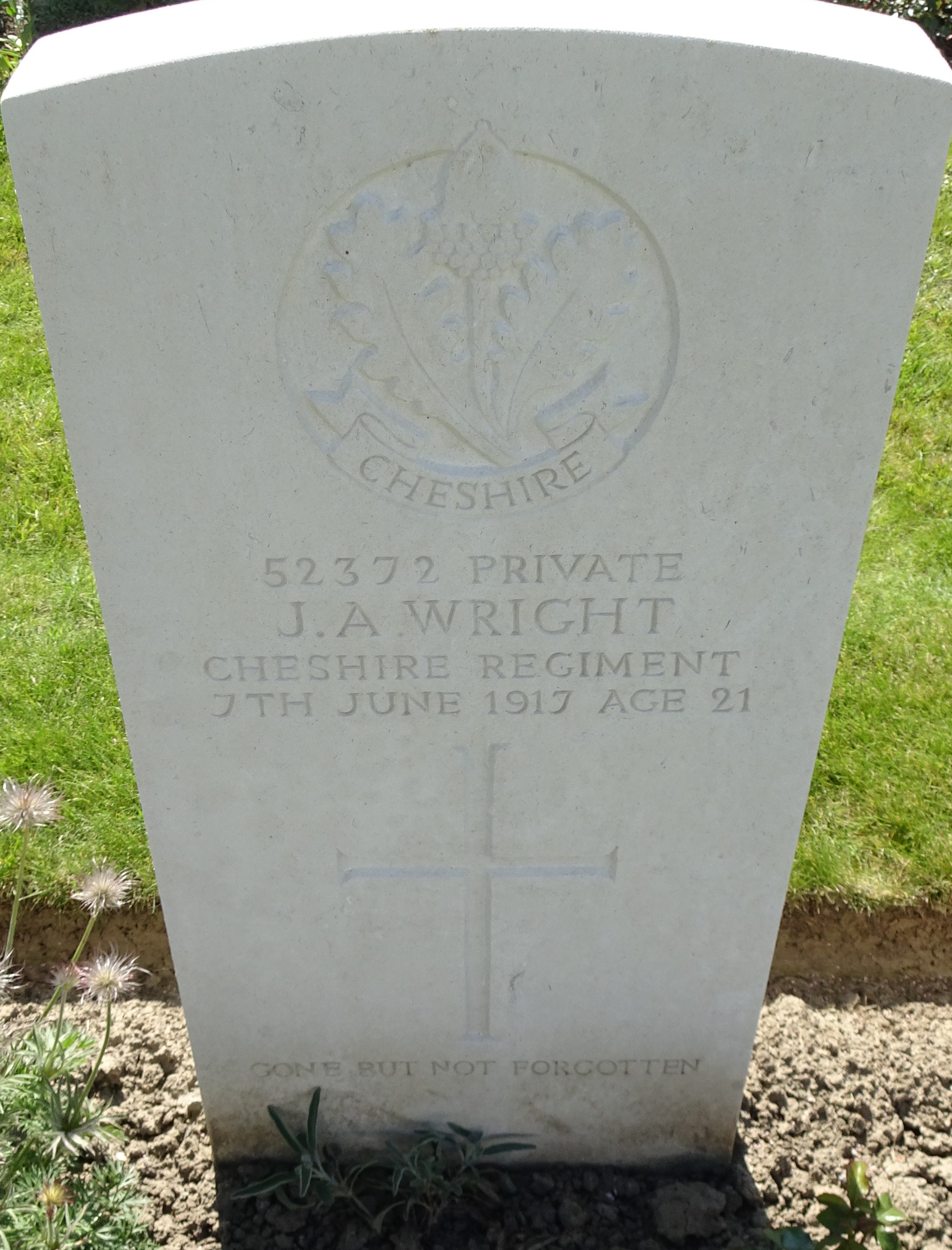 Pte JA Wright 070617