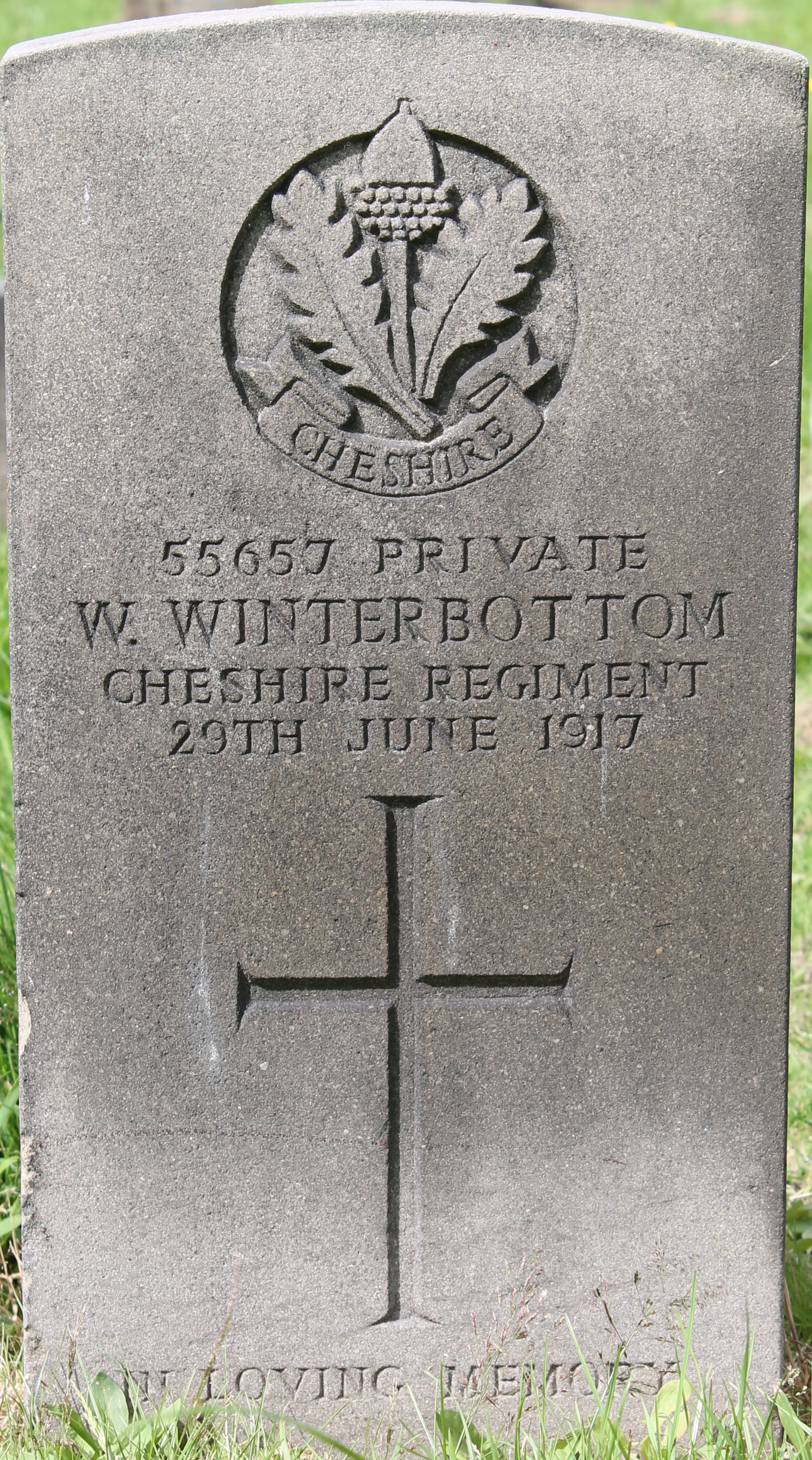 Pte W Winterbottom 290617 UK