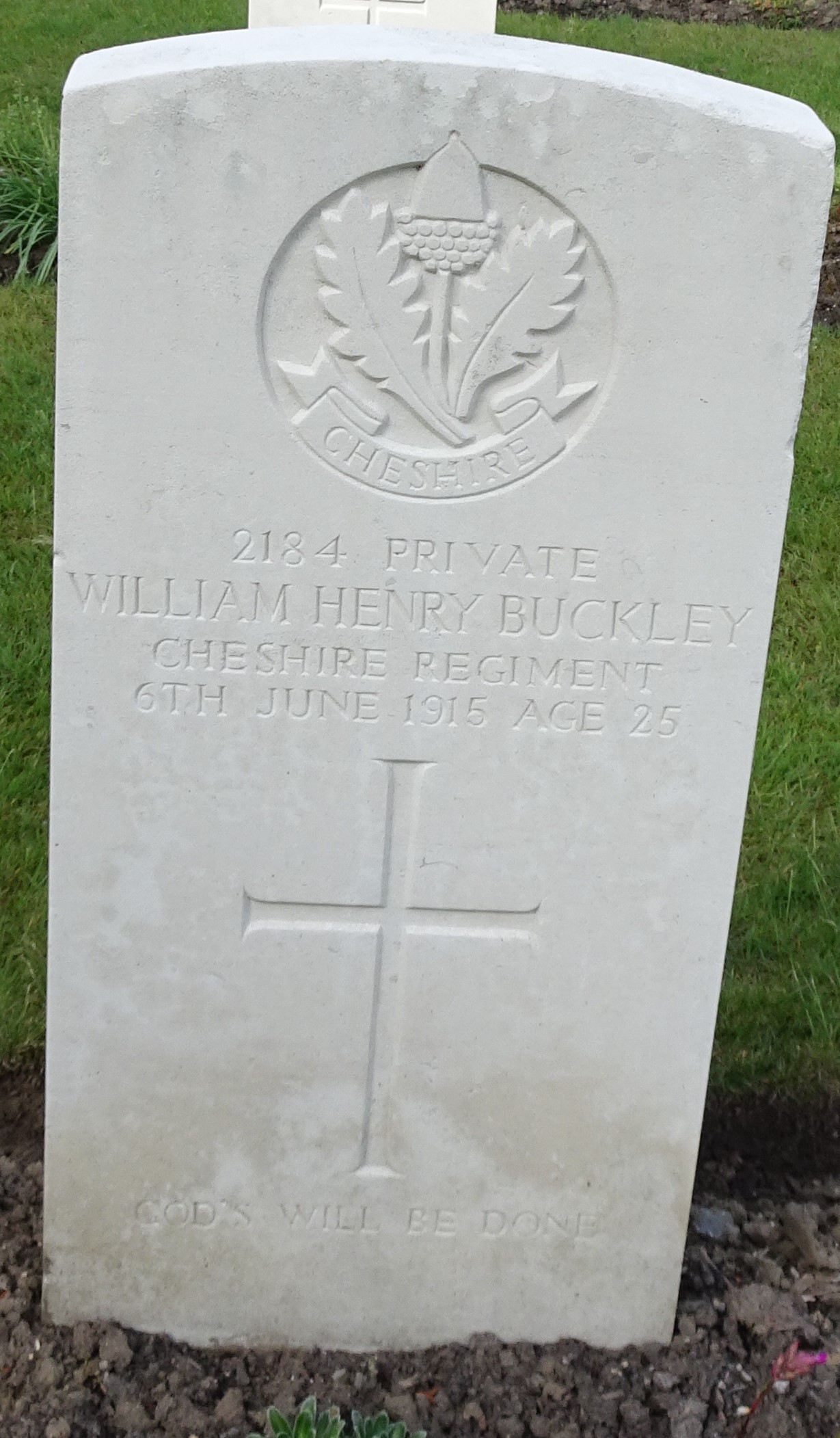 Pte WH Buckley 060615