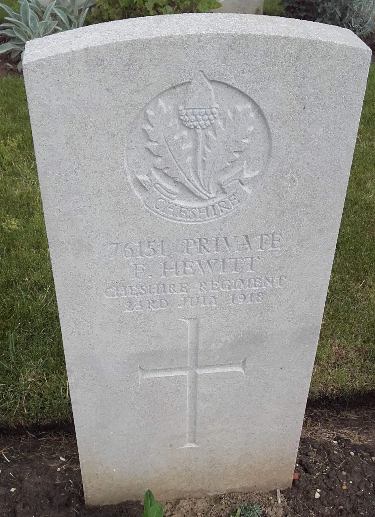 Pte F Hewitt 230718 FR