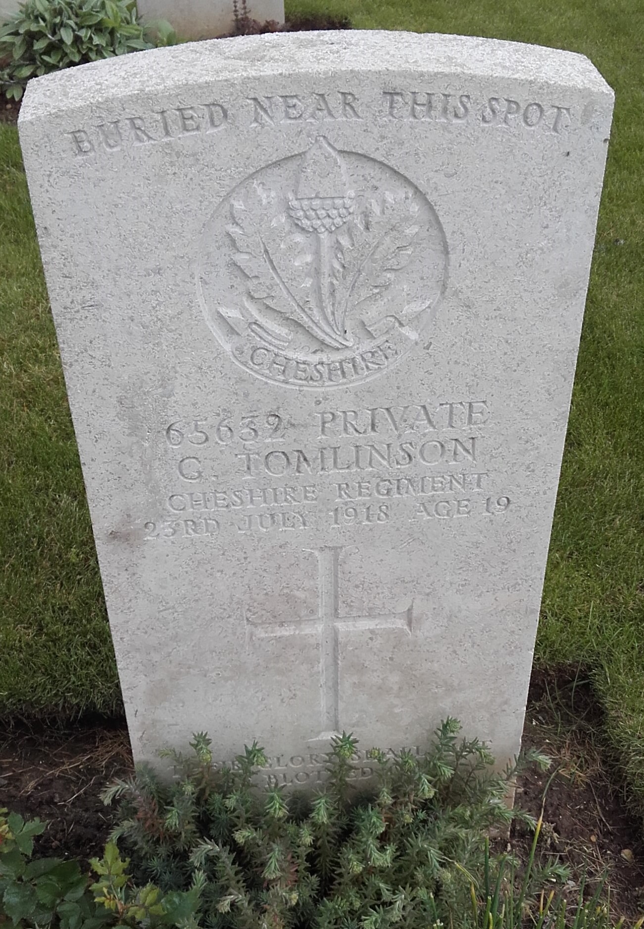 Pte G Tomlinosn 230718