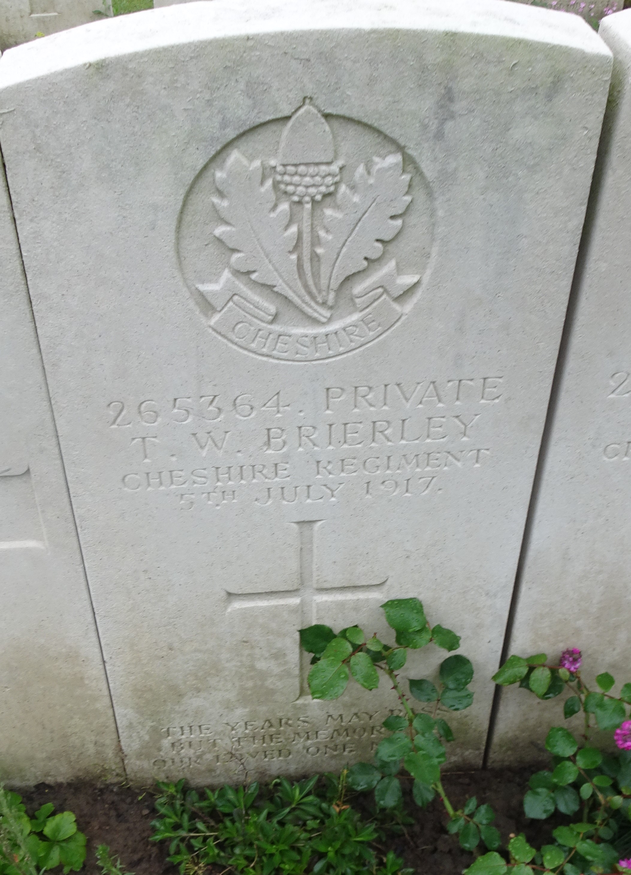 Pte TW Brierley 050717