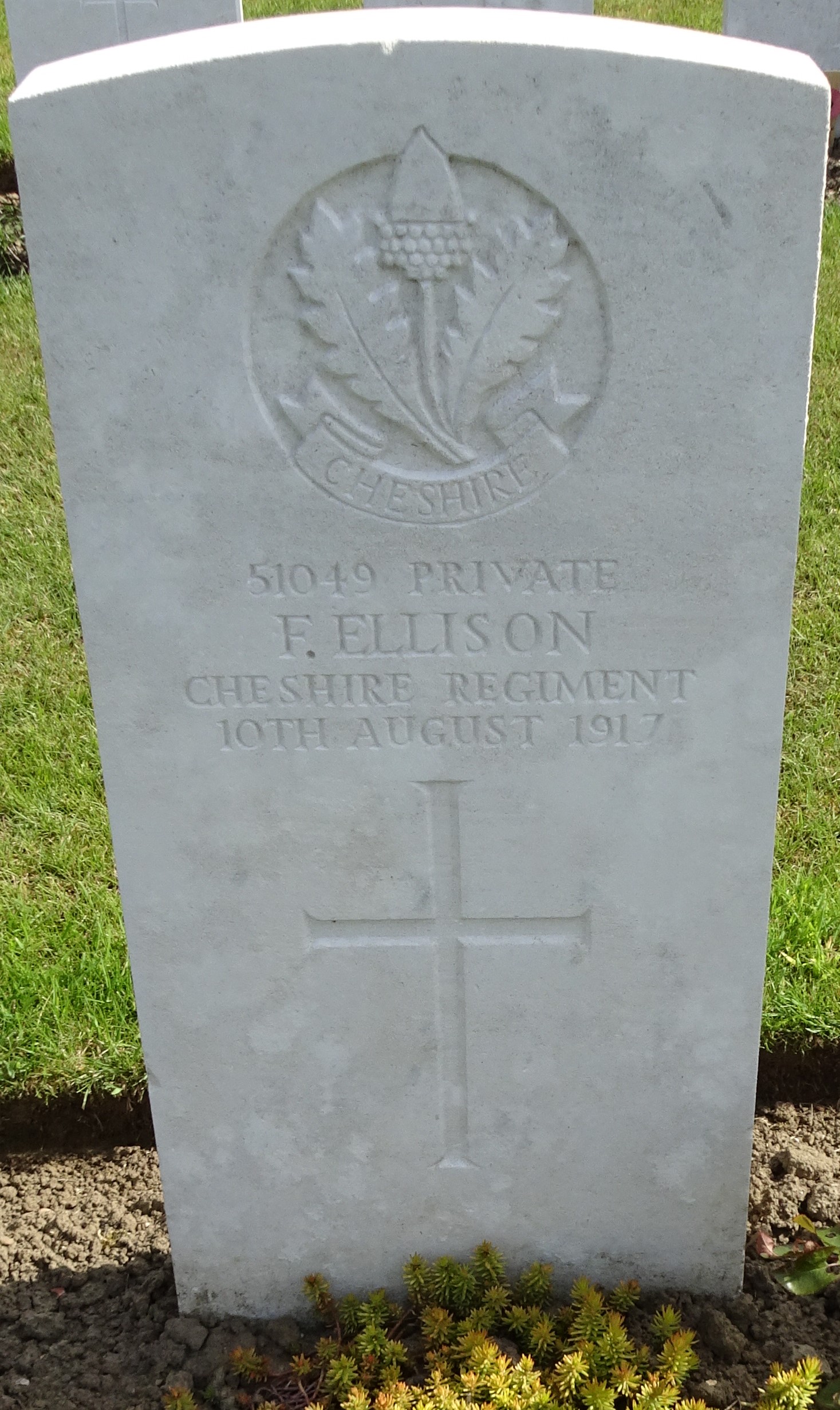 Pte F Ellison 100817