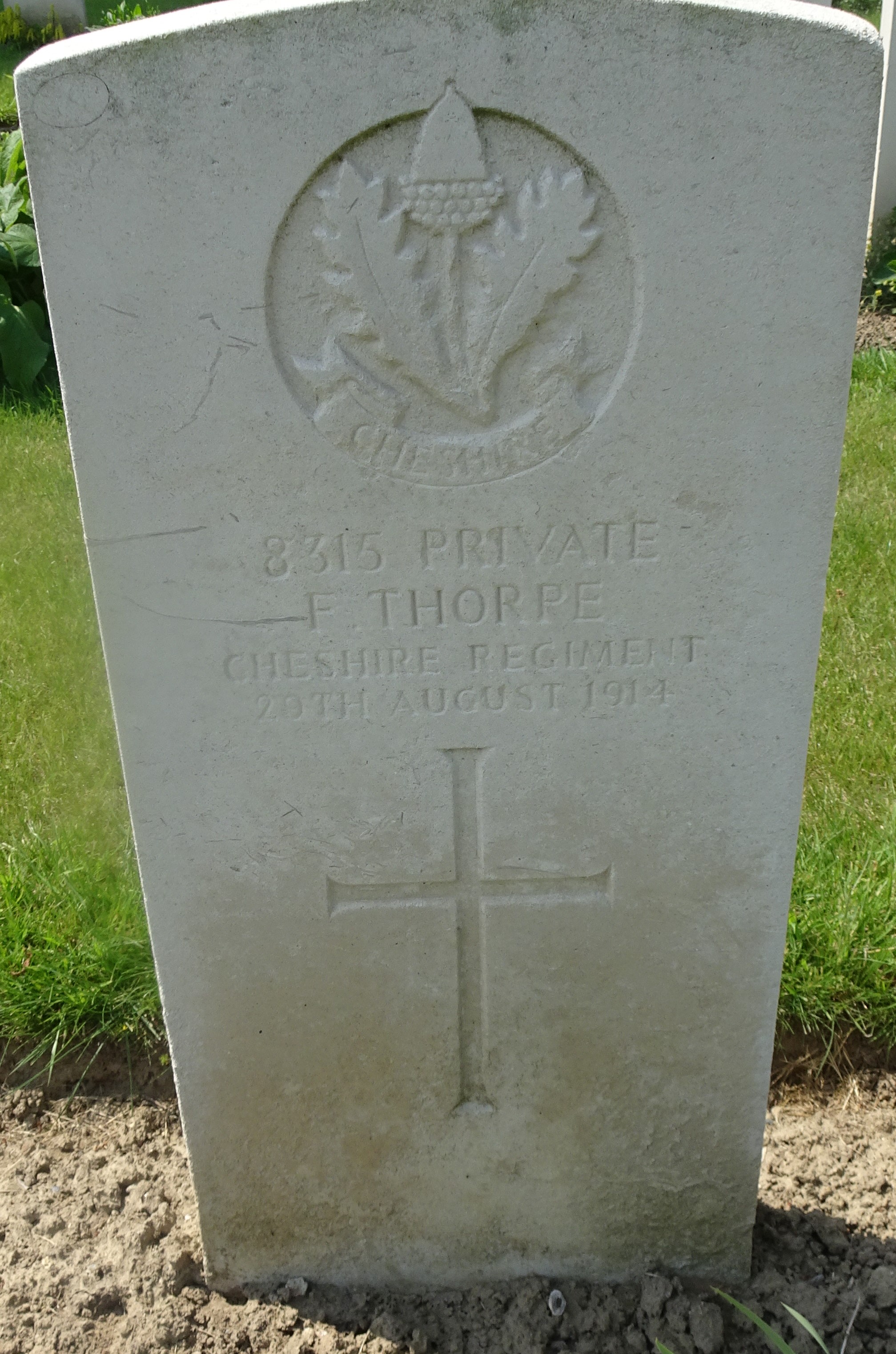 Pte F Thorpe 290814