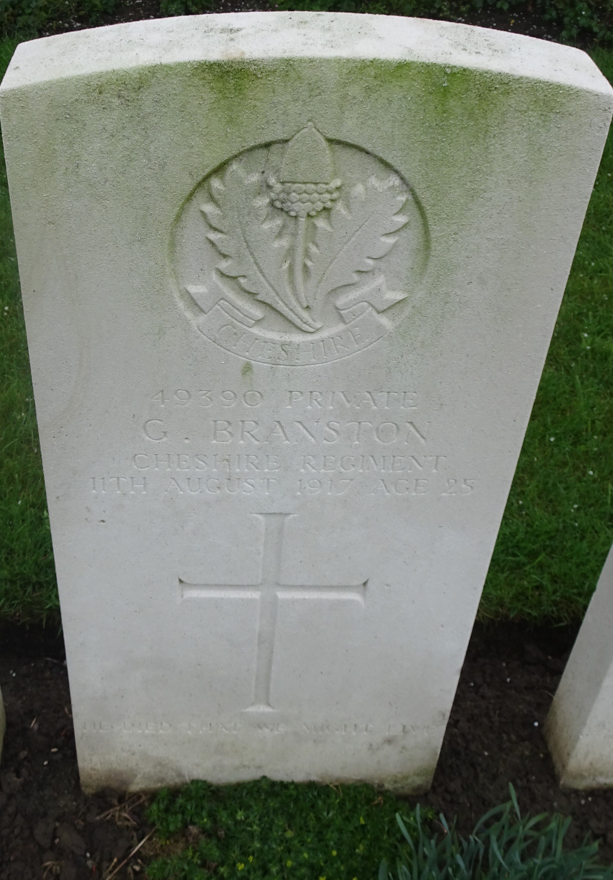 Pte G Branston 110817