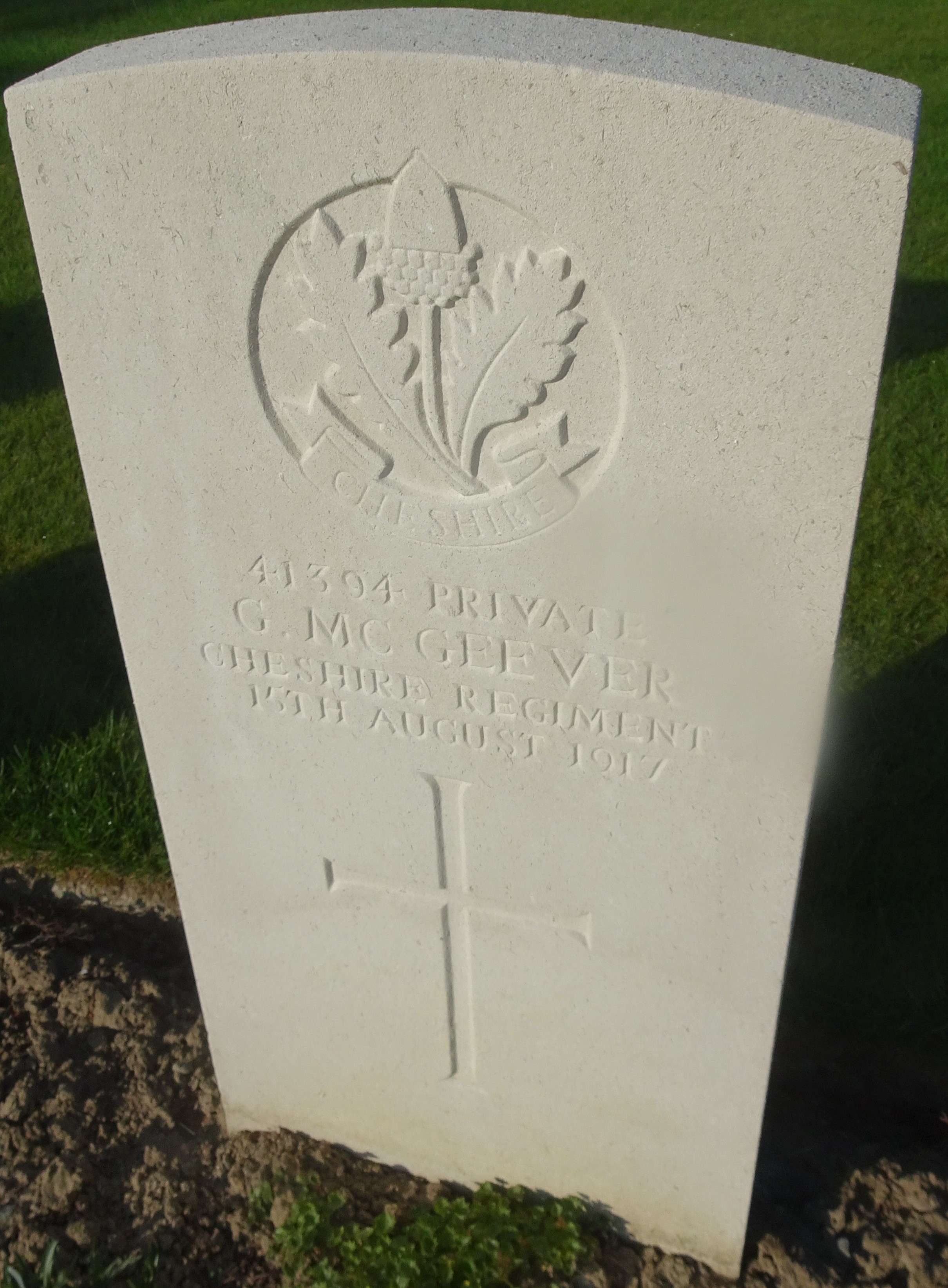 Pte G McGeever 150817