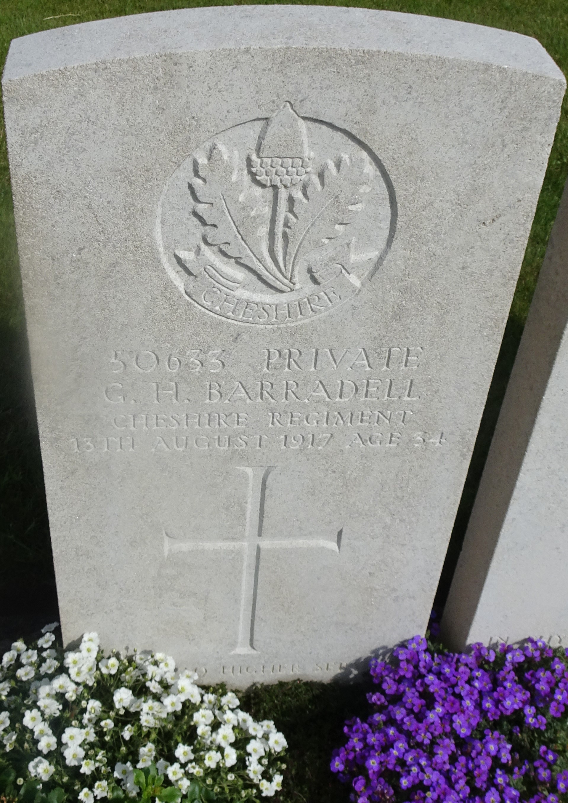 Pte GH Barradell 130817