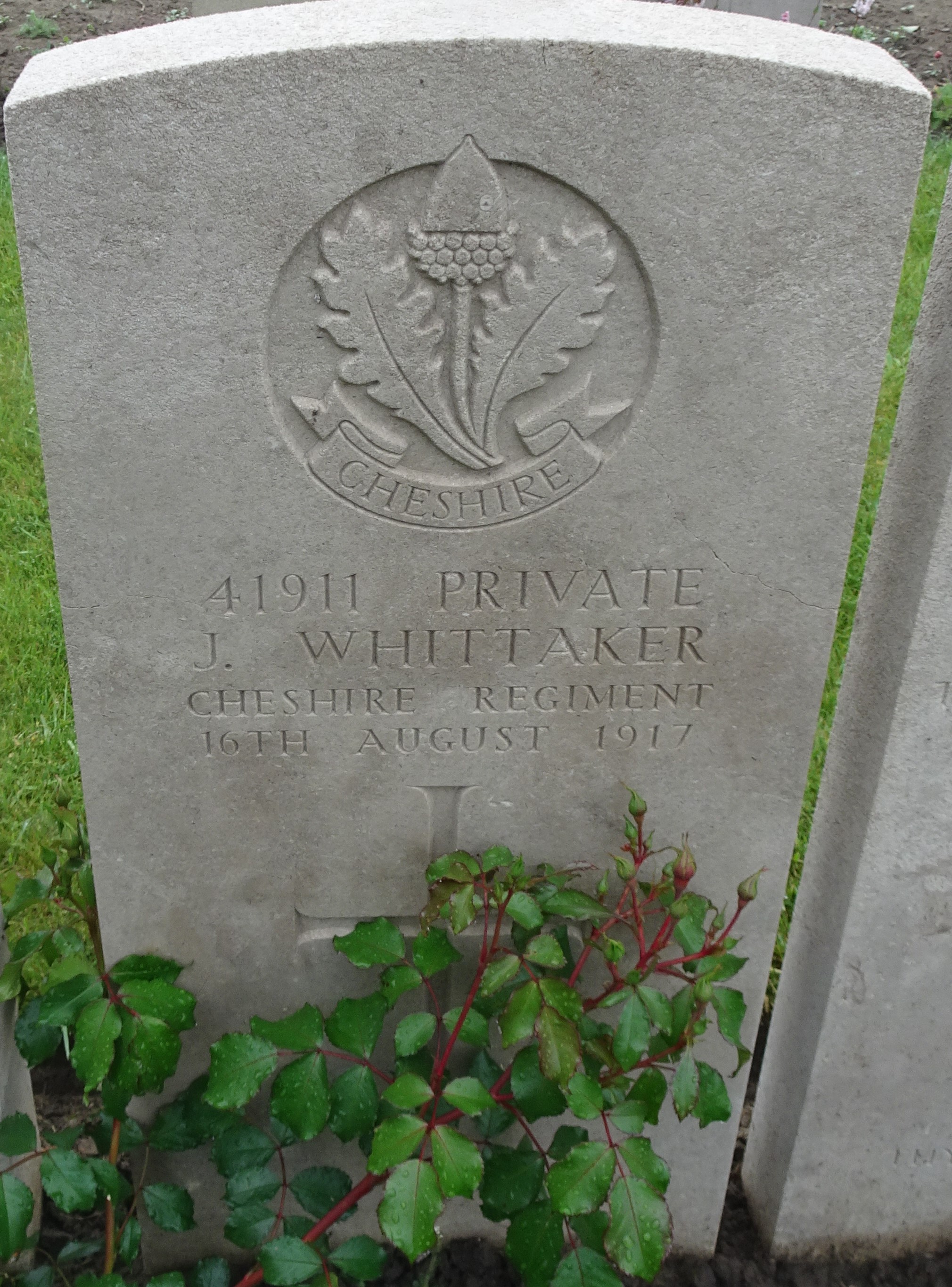 Pte J Whittaker 160817