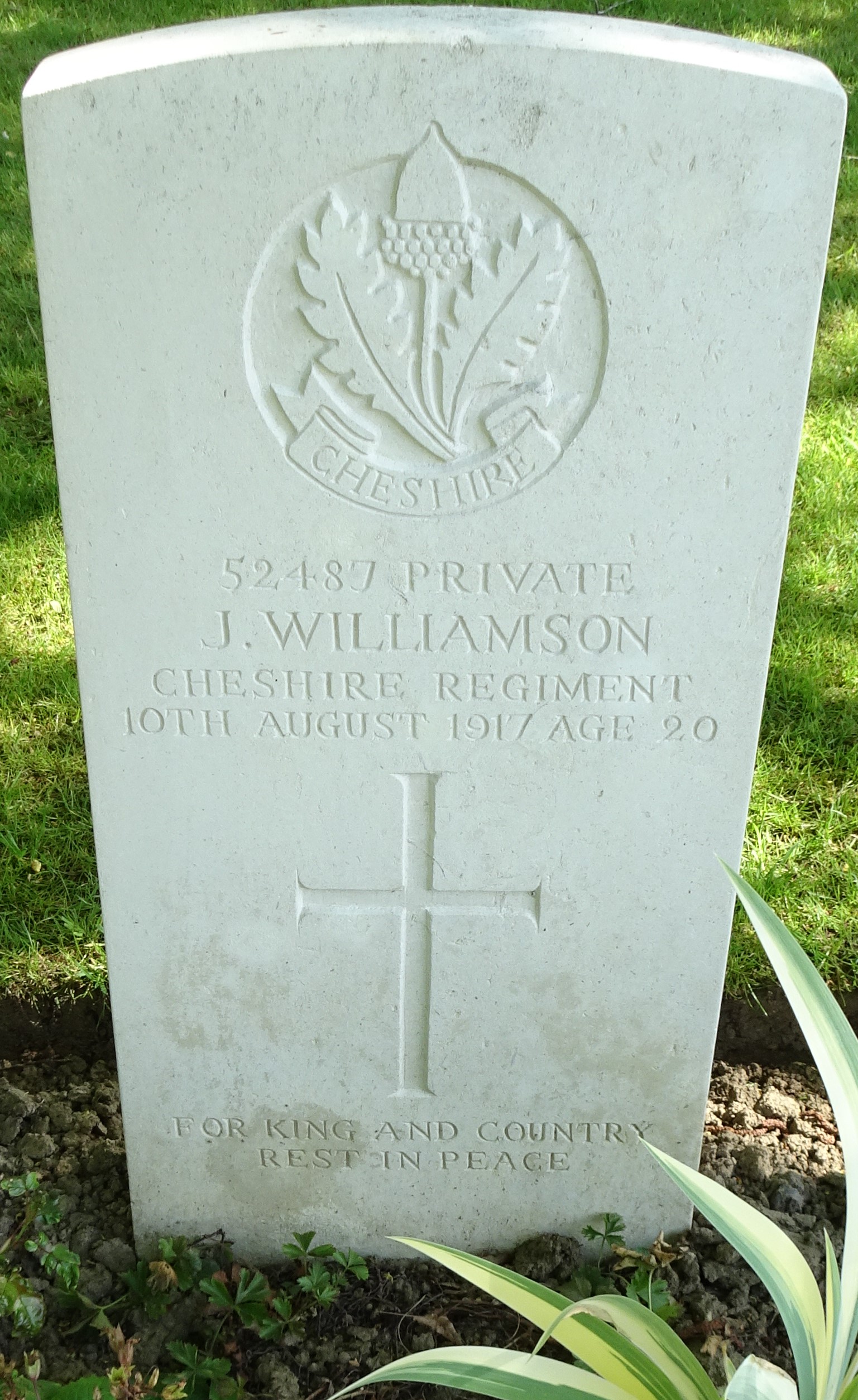 Pte J Williamson 100817