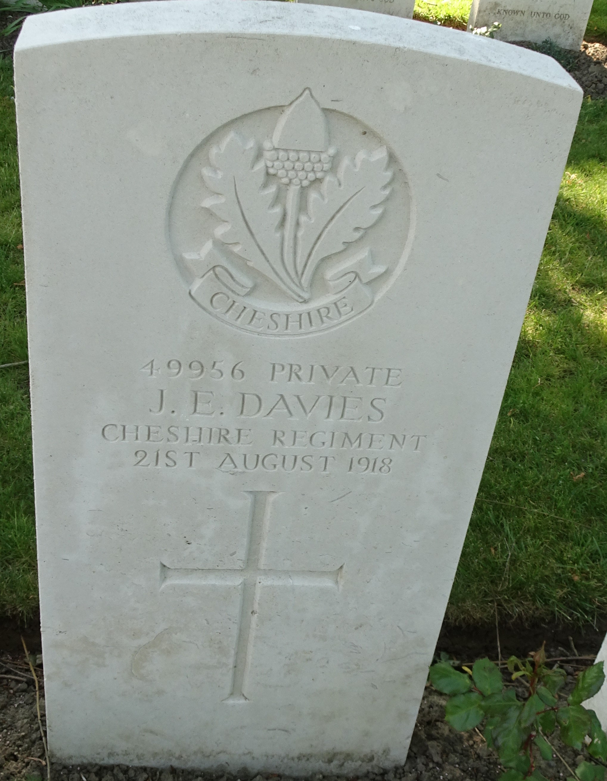 Pte JE Davies 210818