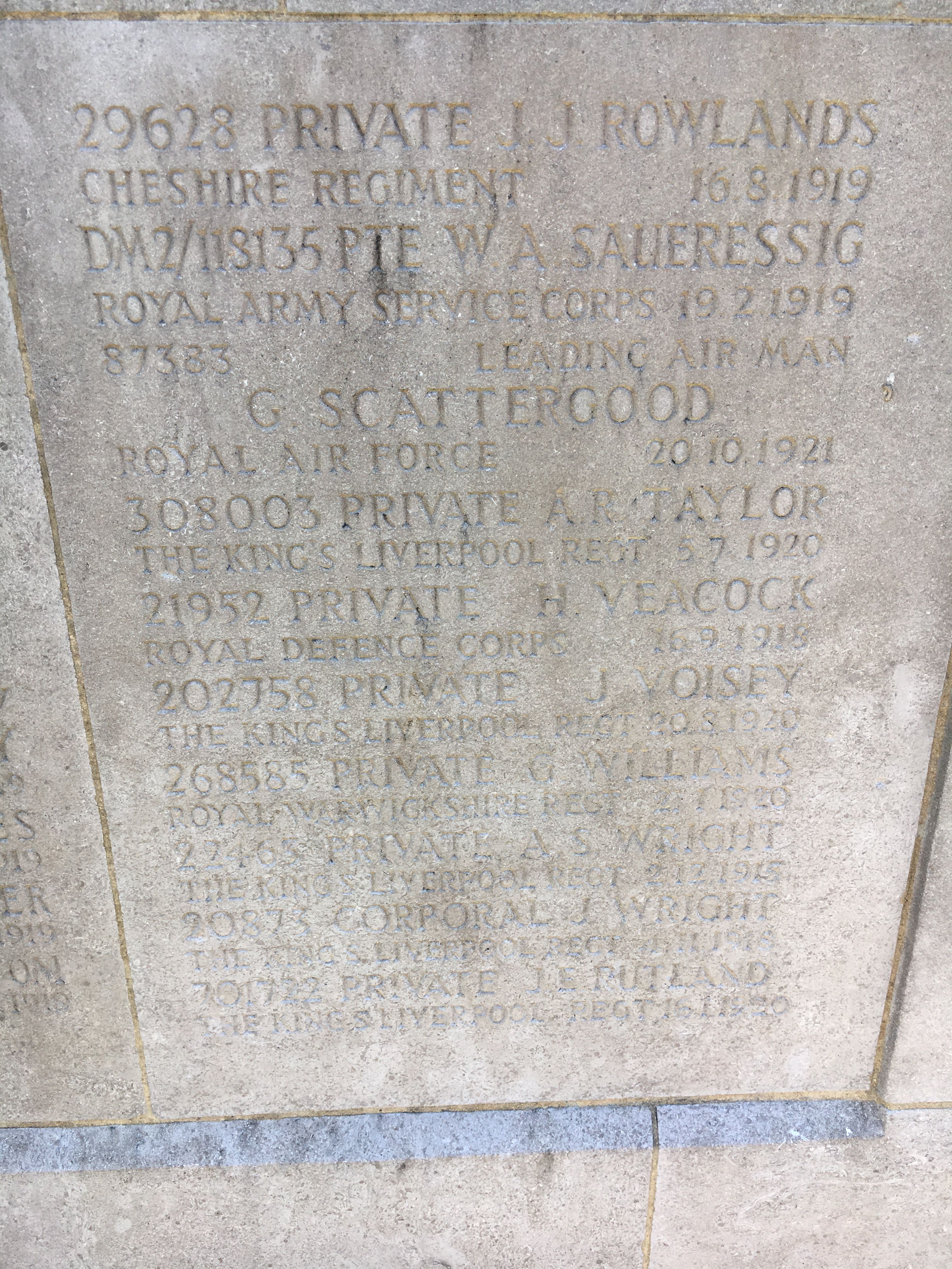 Pte JJ Rowlands 160819 UK