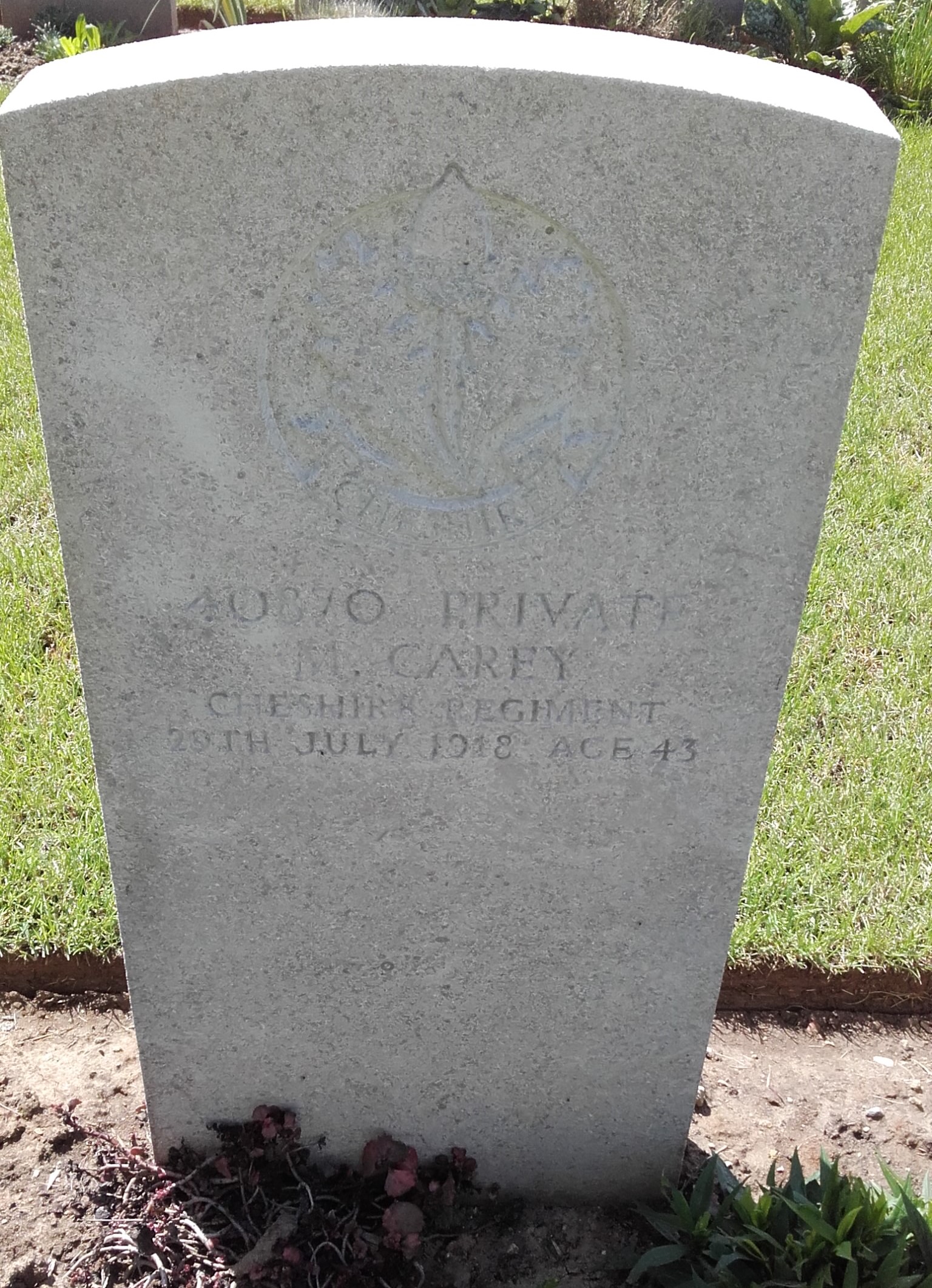 Pte M Carey 250718 FR