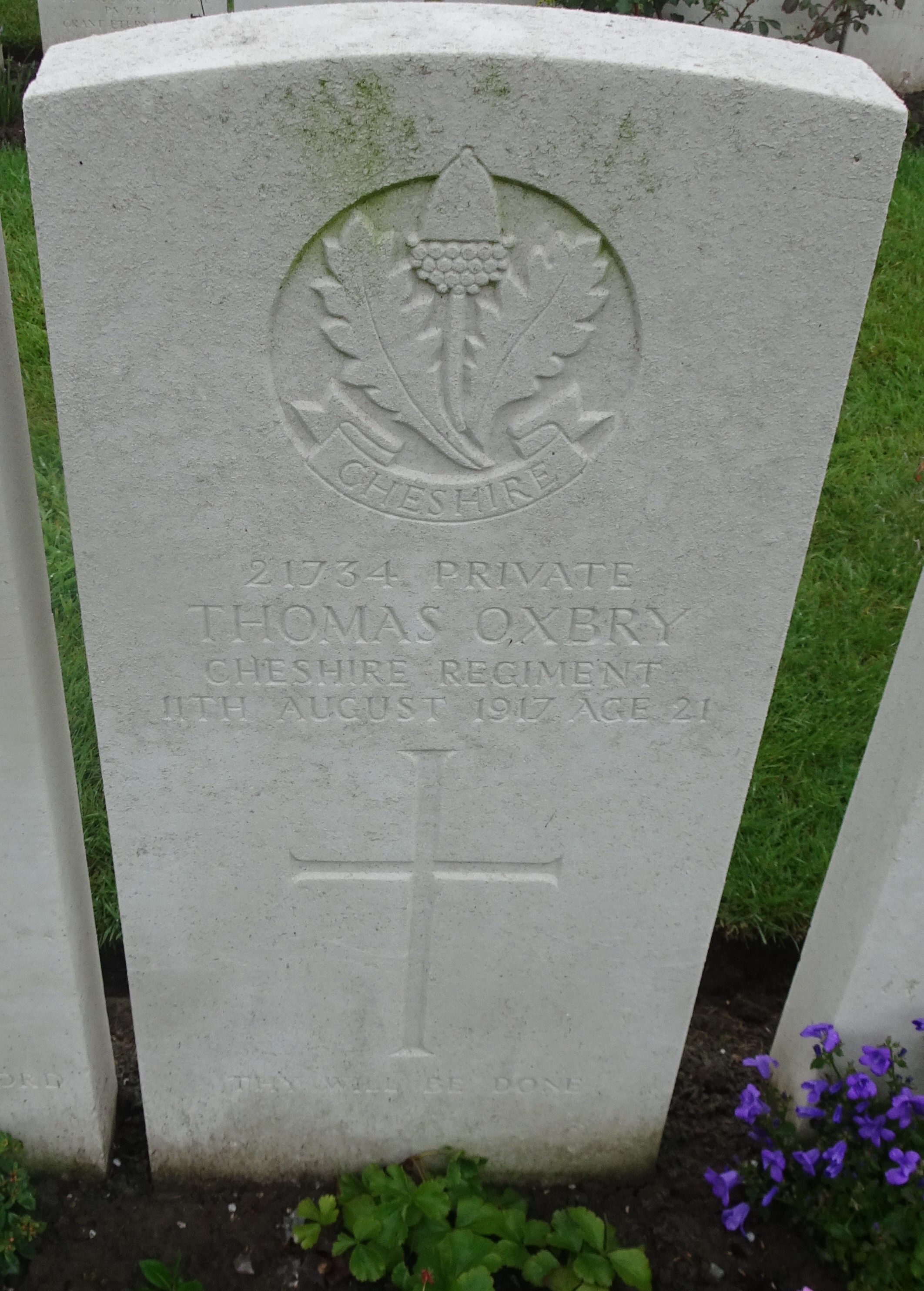 Pte T Oxbry 110817