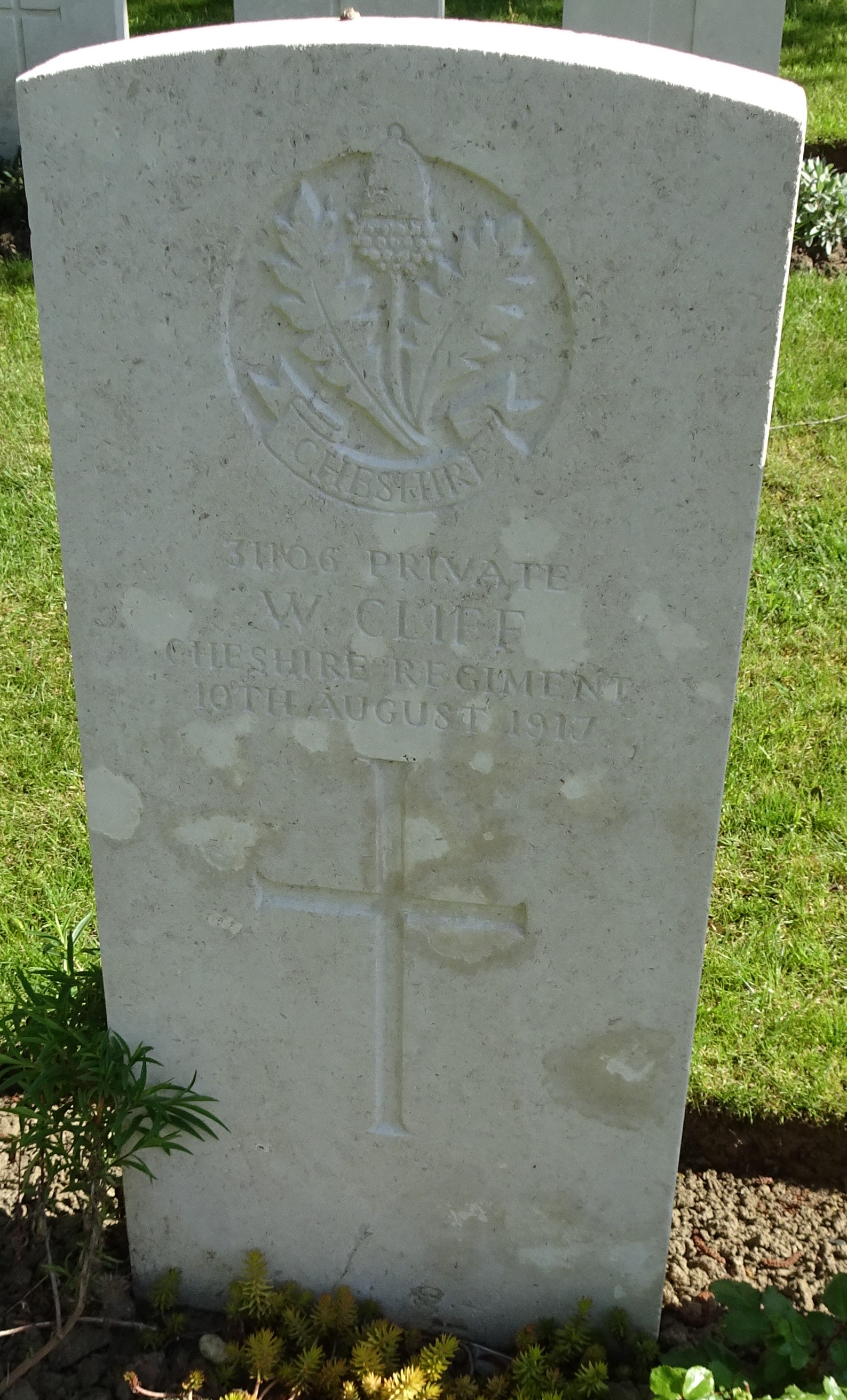 Pte W Cliff 100817