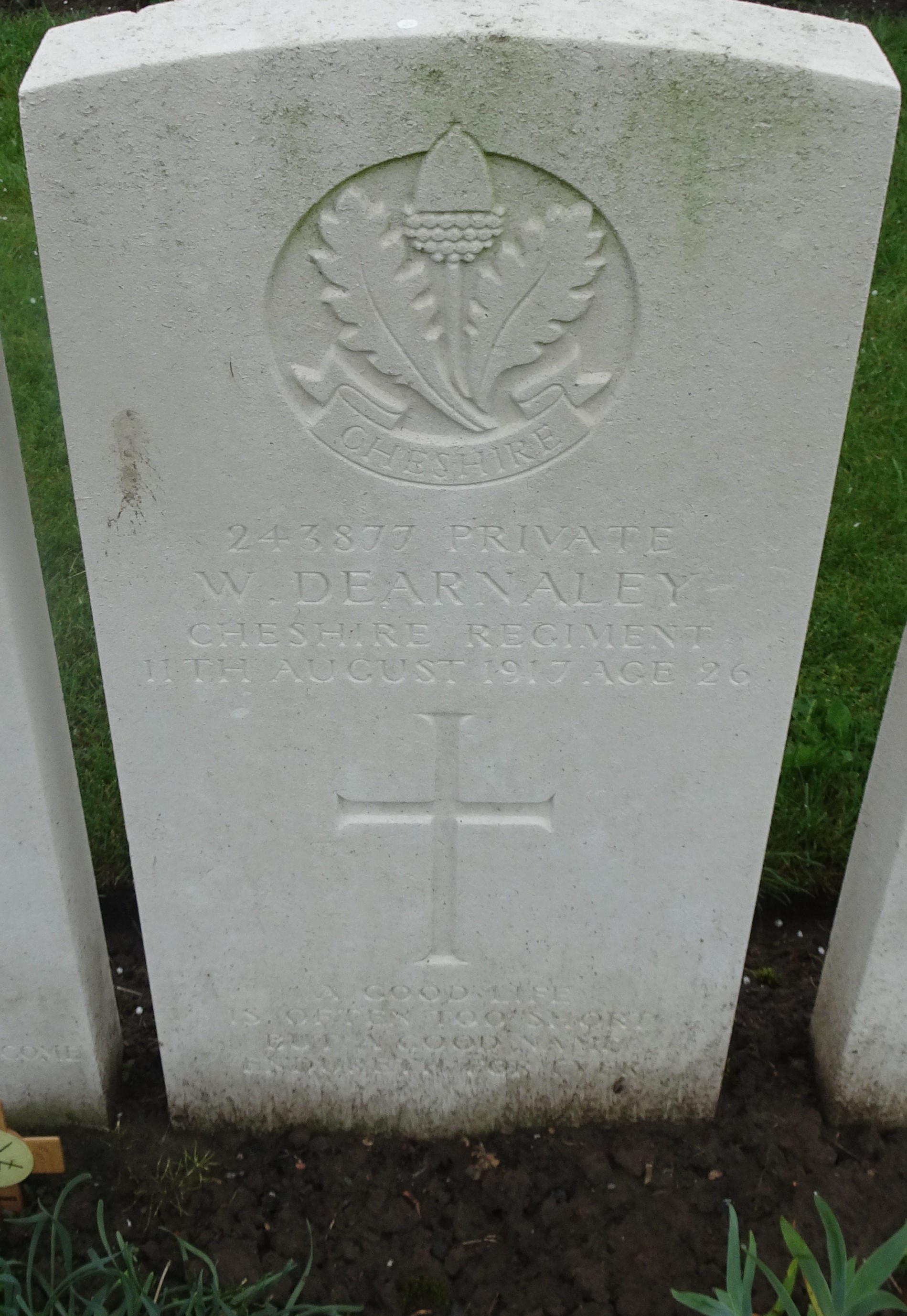 Pte W Dearnaley 110817