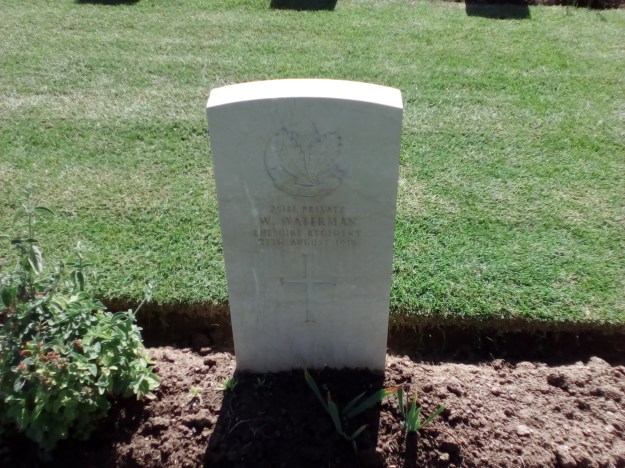 Pte W Waterman 270816
