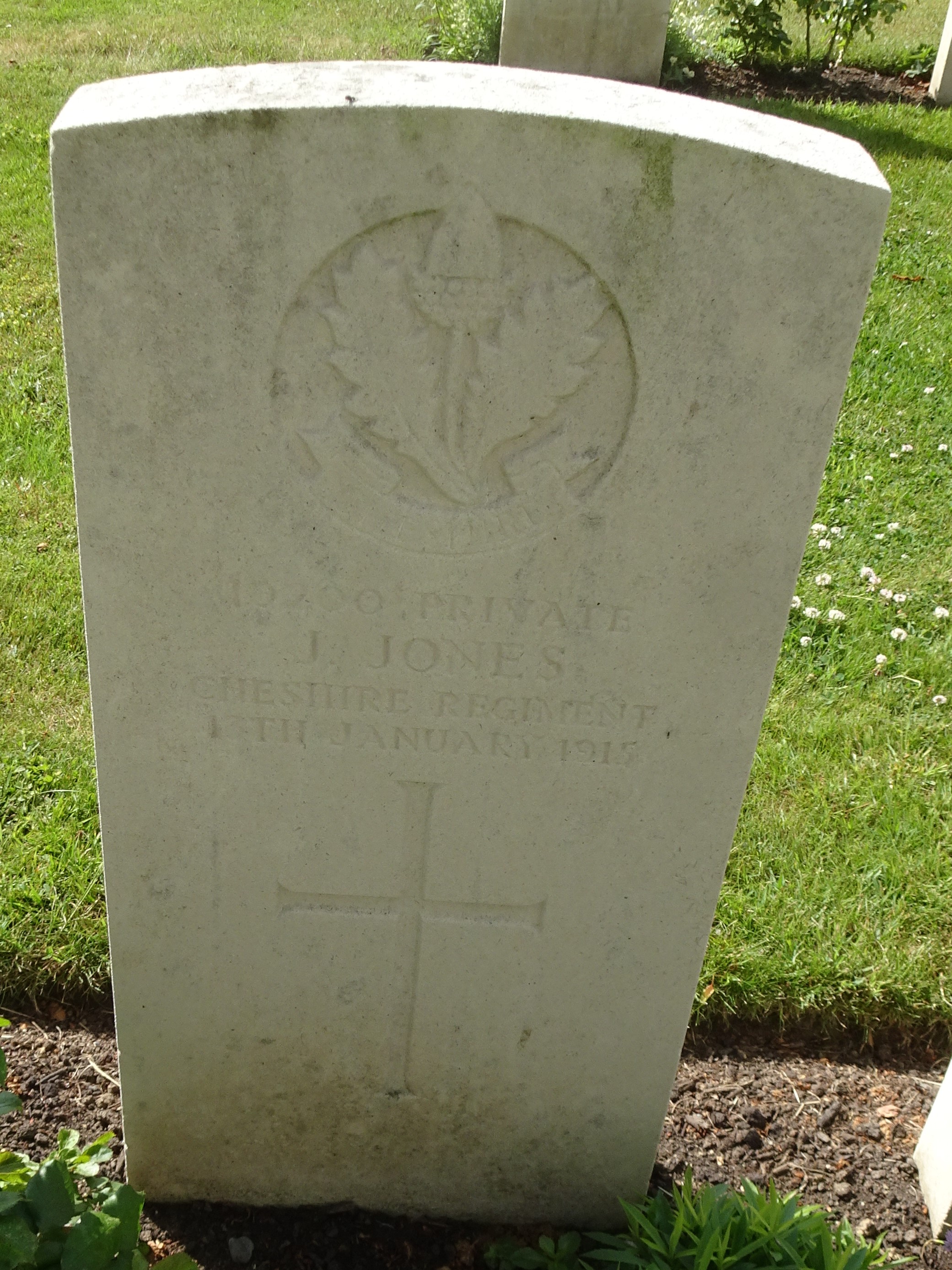 Pte J Jones 130115