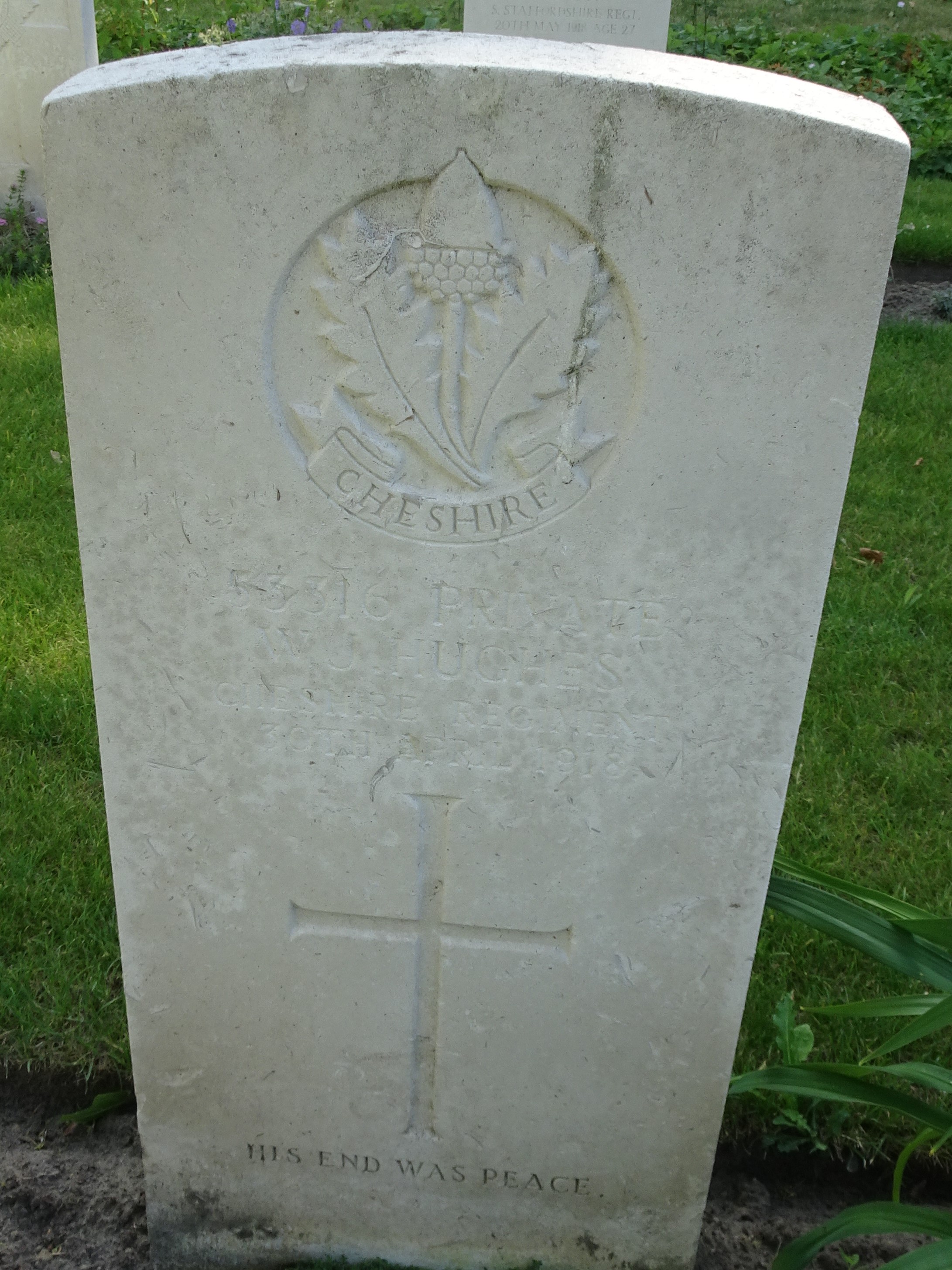 Pte WJ Hughes 300418